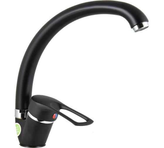 Изображение товара Смеситель для мойки Juguni Luxe одноручный, с поворотным изливом, картридж 40 мм 0402.451