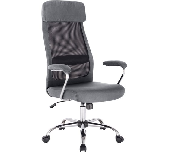 Изображение товара Кресло Easy Chair BNSpEСhair-591 TC сетка/ткань черный/серый, хром 1114742