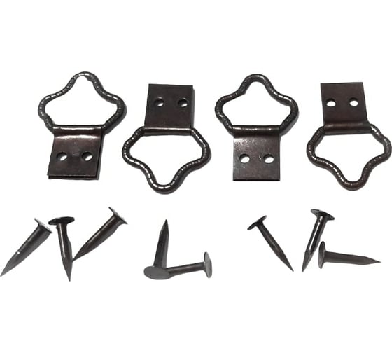 Изображение товара Петля-подвес ЕВРОПАРТНЕР корона-кольцо для картины, фоторамки, бронза 4 шт. 16 0319 1