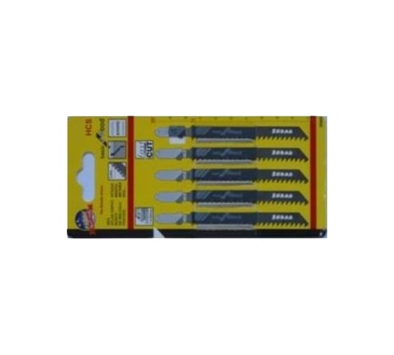 Изображение товара Пилки Т-111 С (5 шт; 3.0 мм; HCS; EU-хвостовик) для лобзика SKRAB 20885