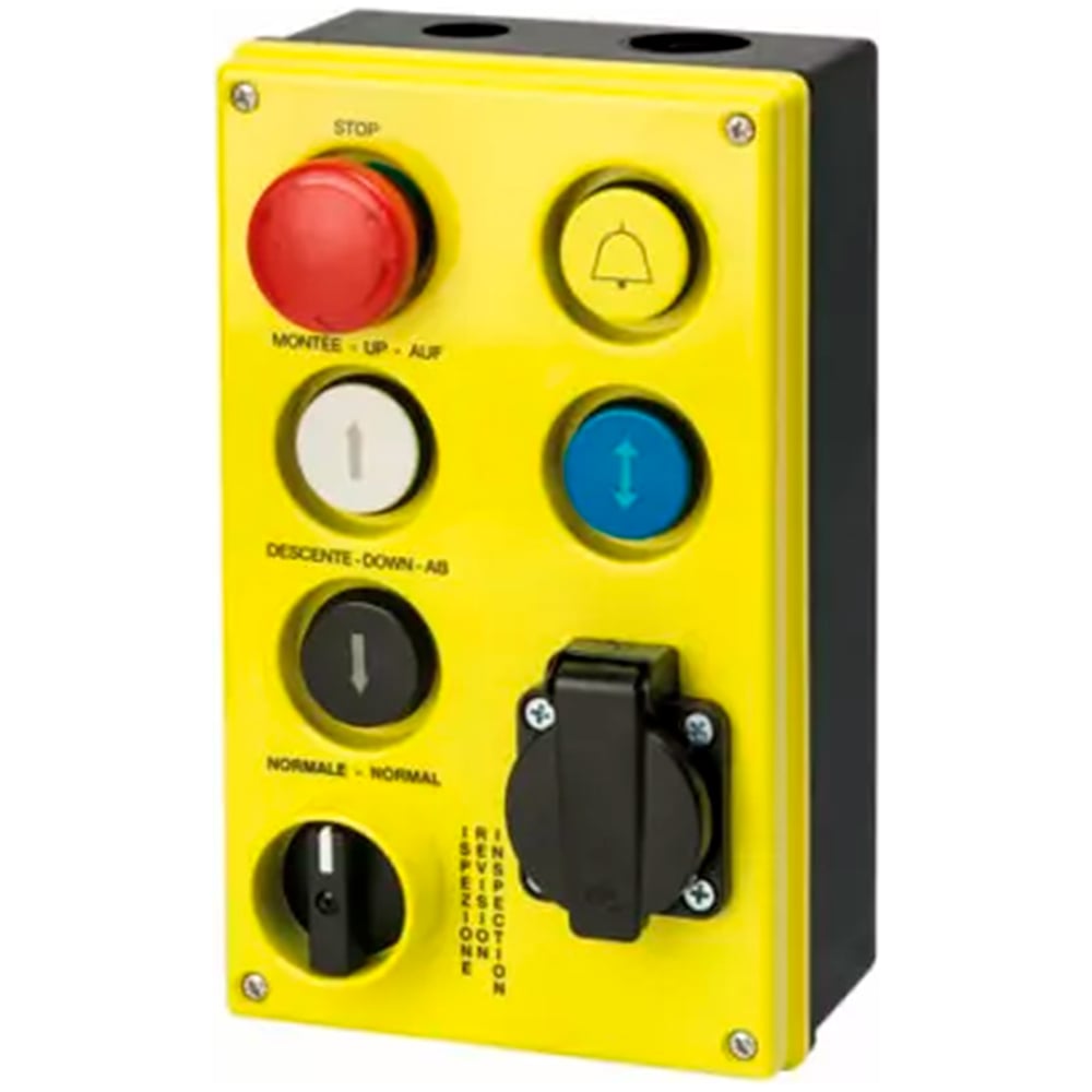 Изображение товара Блок Giovenzana GM412 с грибовидной наж.-отж. кнопкой