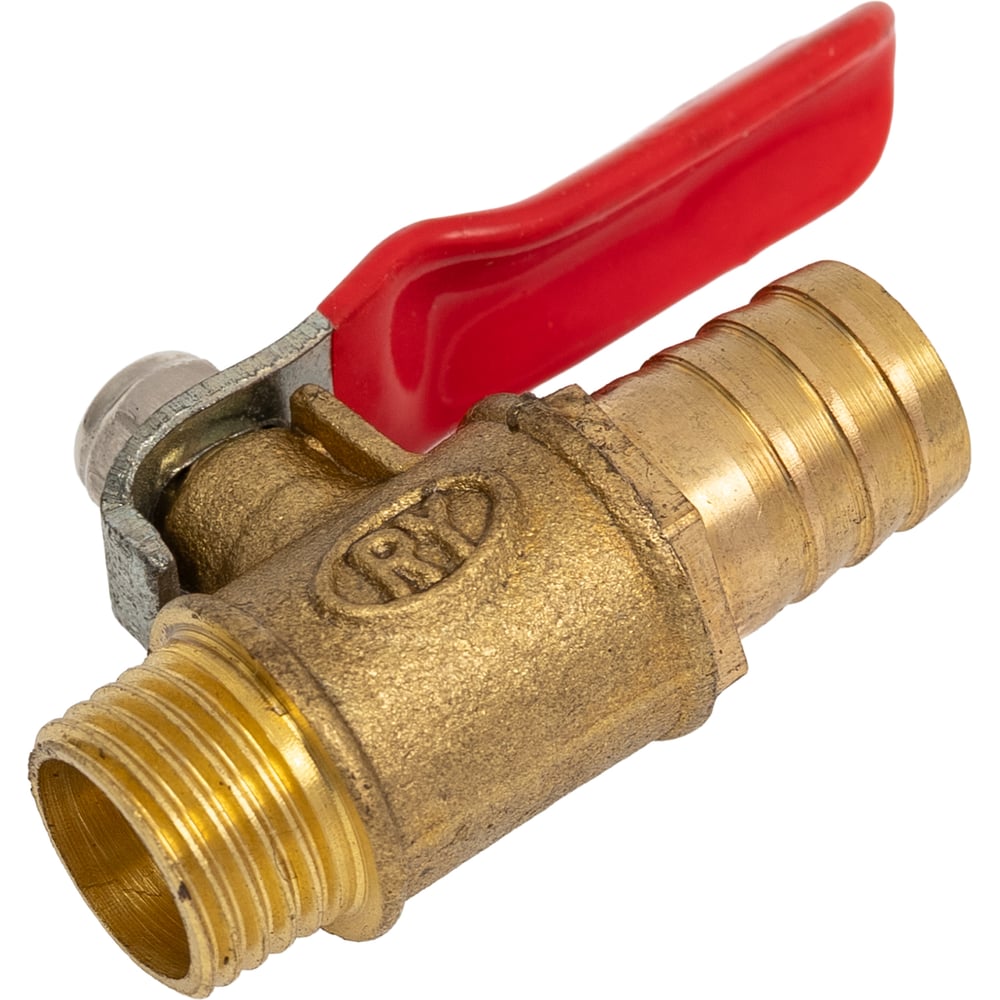 Изображение товара Латунный краник елочка 12 мм 1/4 резьба BlackWeld 4416bw