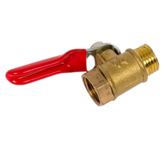 Изображение товара Краник латунный резьба внутренняя наружная 1/4" BlackWeld 4406bw