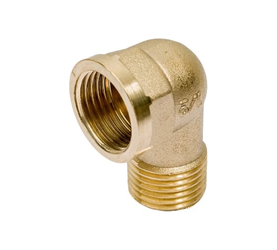 Изображение товара Уголок для компрессора резьба наружная и внутренняя 1/2" FхM BlackWeld 4329bw