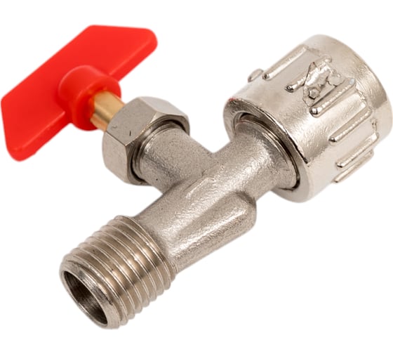 Изображение товара Краник SP022 резьба наружная с гайкой M1/4" х M1/4" BlackWeld 4401bw