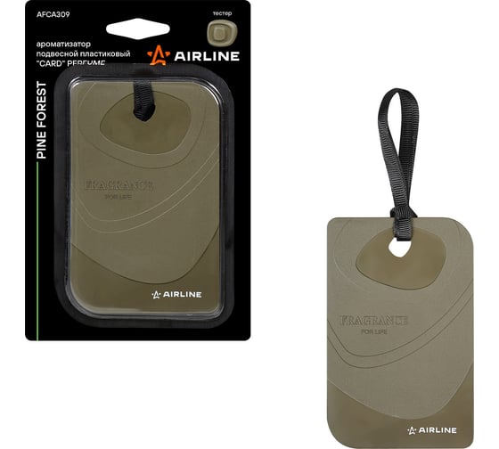 Изображение товара Подвесной ароматизатор Airline пластик Card Perfume Pine forest AFCA309