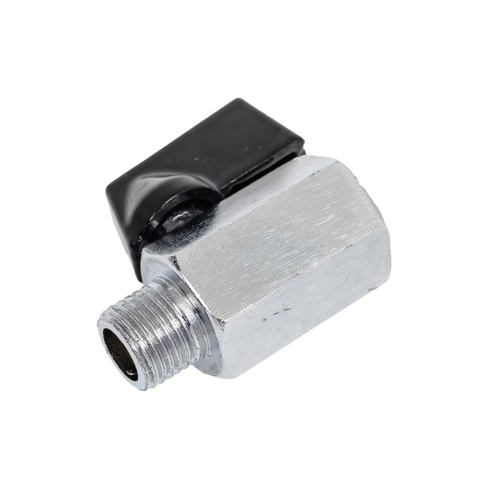 Изображение товара Кран шаровой переходник резьба внутренняя и наружная 1/4" FXM BlackWeld 4404bw