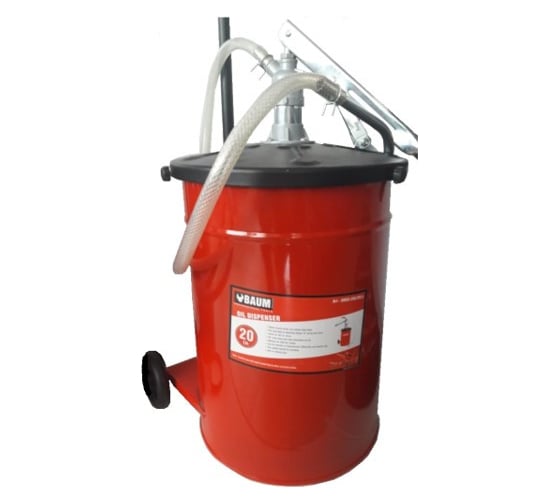 Изображение товара Маслораздаточный ручной насос с ёмкостью 20л на колёсной базе BAUM 50-256