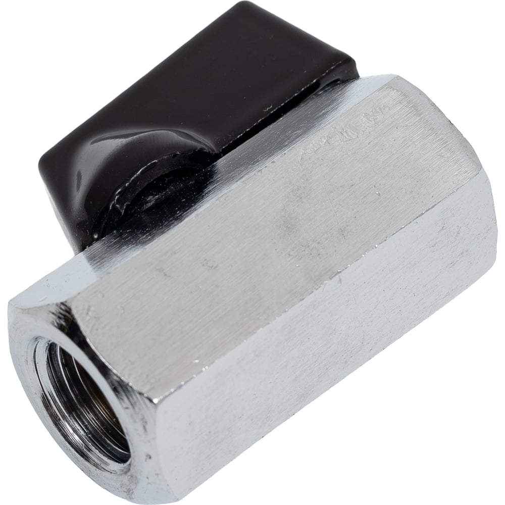 Изображение товара Кран шаровой переходник резьба внутренняя 1/4 FXF BlackWeld 4403bw