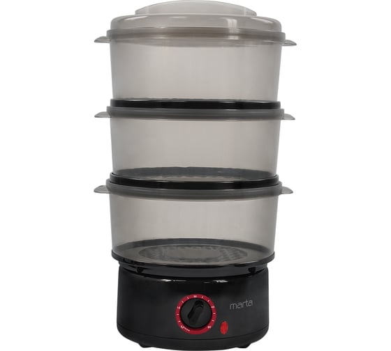 Изображение товара Пароварка MARTA MT-FS1911A темный рубин 40611