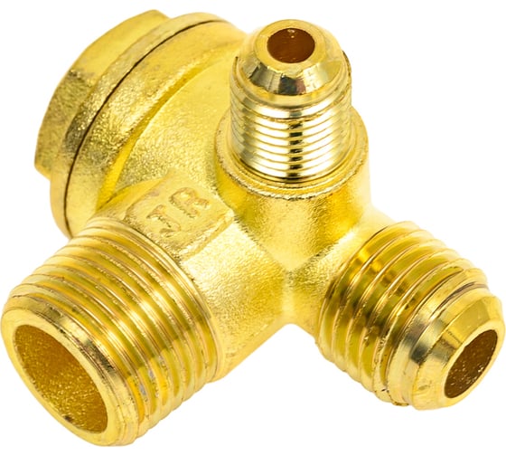 Изображение товара Обратный клапан для бесшумных компрессоров наруж 1/4" 3/8" М14x1,5 M10x1 BlackWeld 4312bw