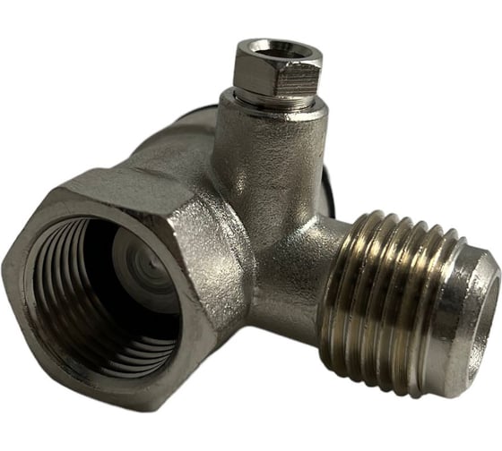 Изображение товара Обратный клапан для компрессора резьба внутренняя и наружная F1/2"XM1/2" BlackWeld 4331bw