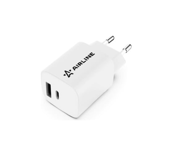 Изображение товара Адаптер питания Airline 220В, Type-C PD + QC 3.0, 20 Вт AEWC001