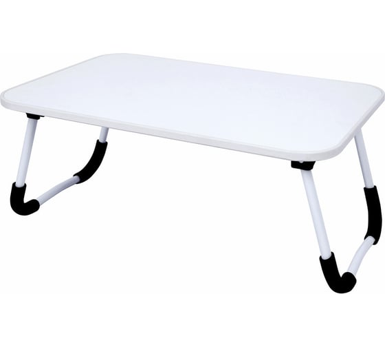 Изображение товара Столик складной для ноутбука/завтрака BRABIX BT-002 600х400х265 мм, белый 532902