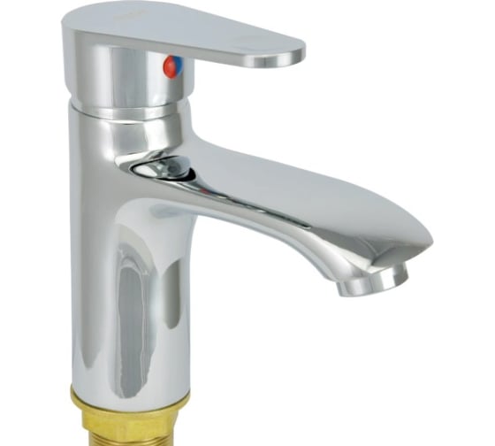 Изображение товара Смеситель для умывальника Istok life одноручный, с литым изливом, картридж 35 мм, с гайкой 0402.401