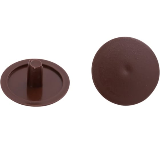 Изображение товара Заглушка на шуруп-стяжку ЕВРОПАРТНЕР 7 мм коричневая 45 шт. 16 2753 4