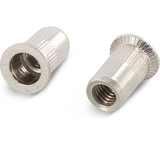 Изображение товара Резьбовая заклепка Metiz-A2 ART 1023, М6x16 мм, А2, потайной борт с насеч. нерж. 20 шт. 10232616 20