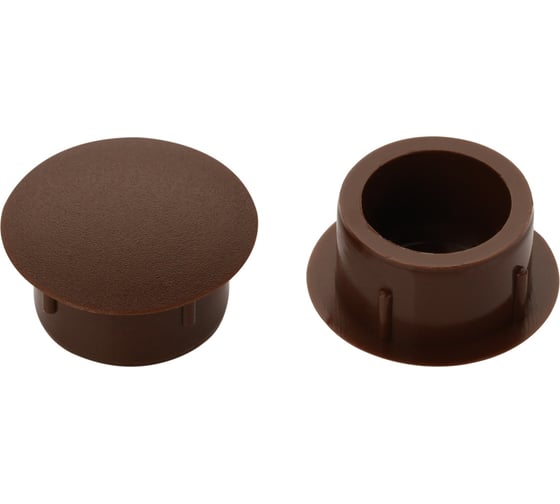 Изображение товара Заглушка на отверстие ЕВРОПАРТНЕР D10 коричневая 35 шт. 16 1849 1