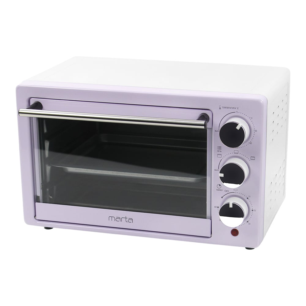 Изображение товара Мини-печь MARTA MT-EO4283A лиловый аметист 18 л для домашней кухни