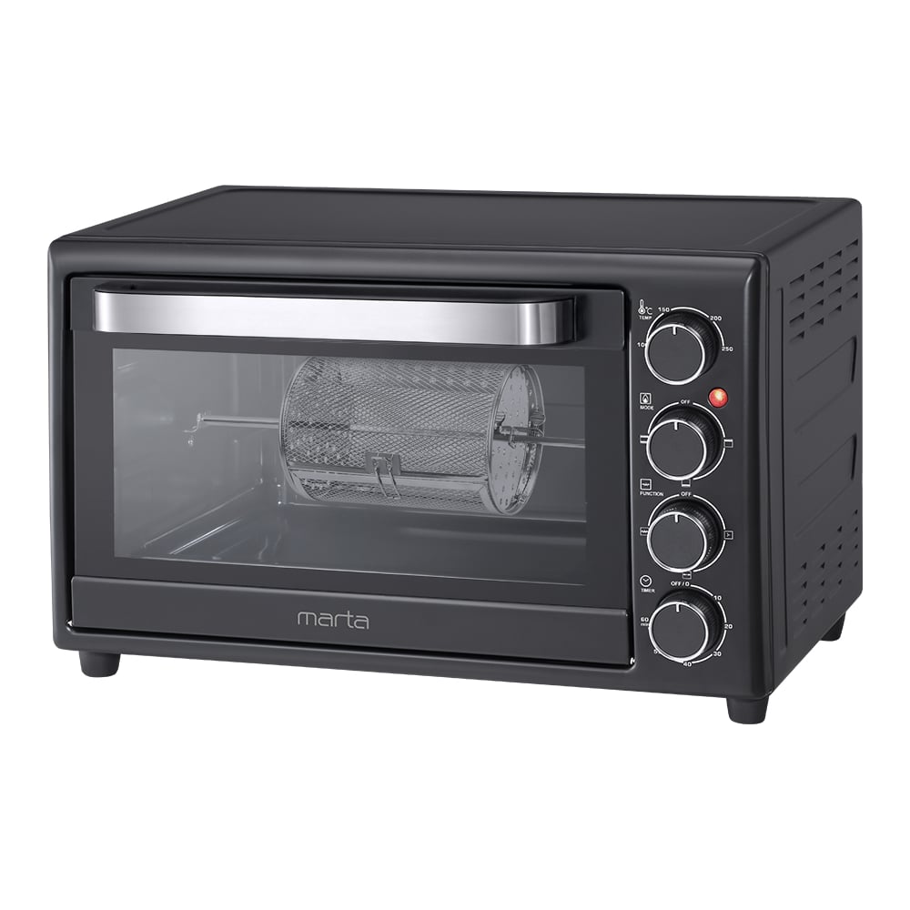 Изображение товара Мини-печь MARTA MT-EO4284D 35 л, конвекция, аэрофритюр, вертел