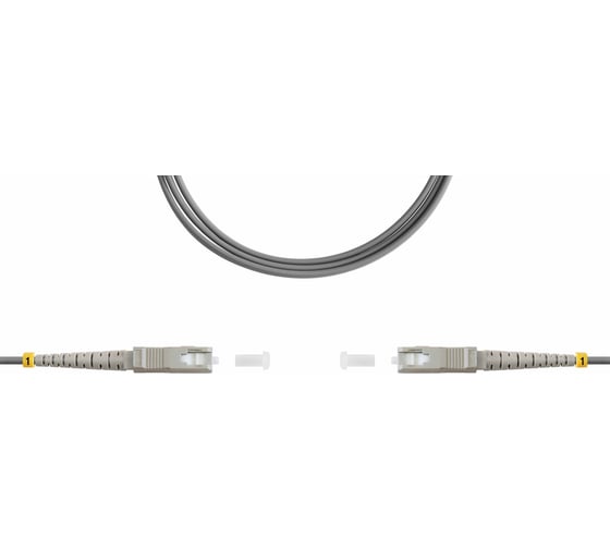 Изображение товара Оптический патч-корд TopLAN симплексный, MM 62,5/125, 20м, PC-TOP-OM1-SC/P-SC/P-20