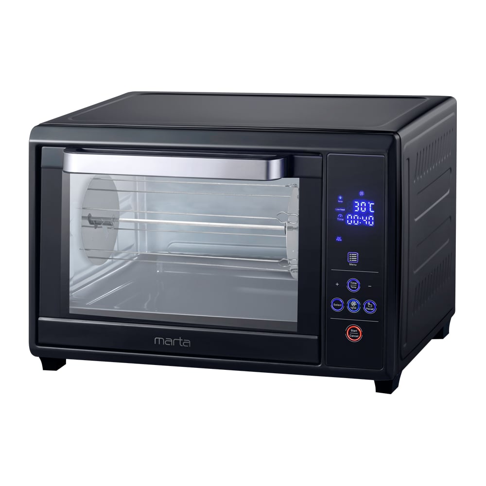 Изображение товара [Мини-печь] MARTA MT-EO4285B [40 л][8 режимов + конвекция] черный жемчуг