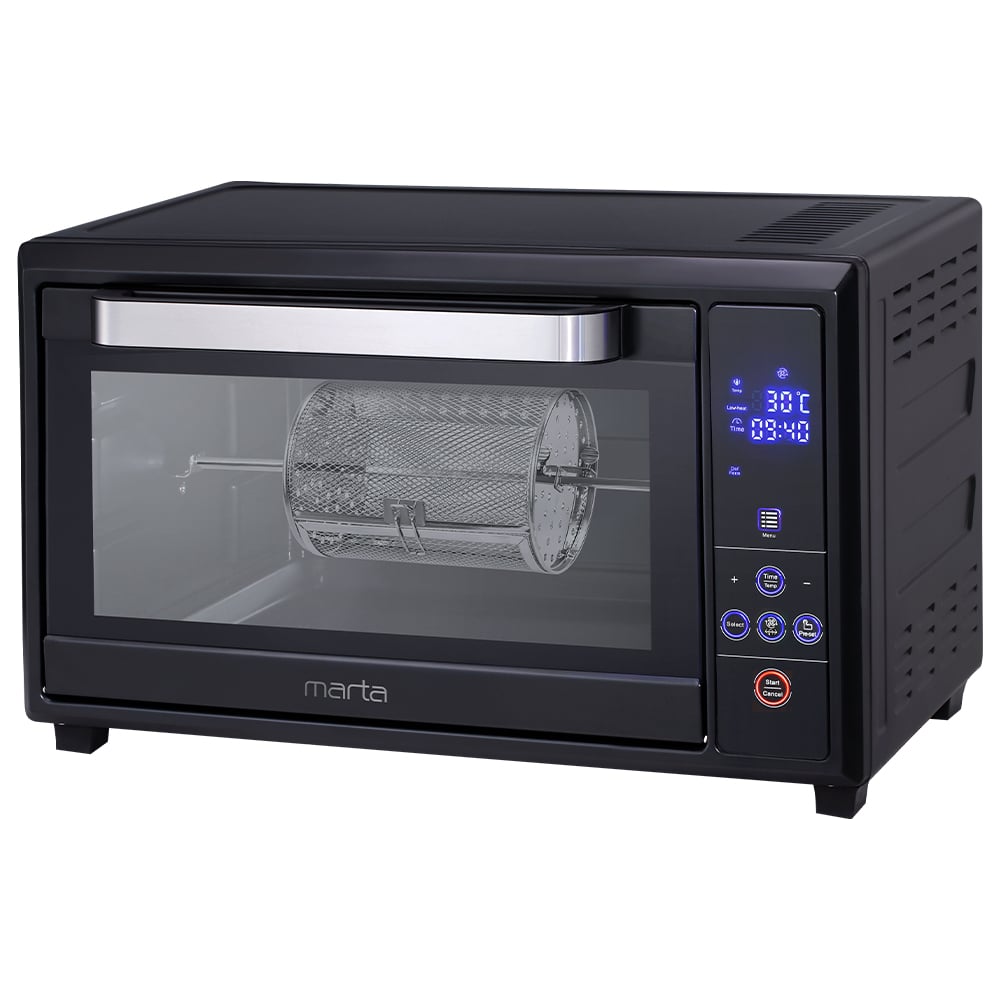 Изображение товара Модель MARTA MT-EO4289B Мини-печь черный жемчуг 35л сенсорные режимы