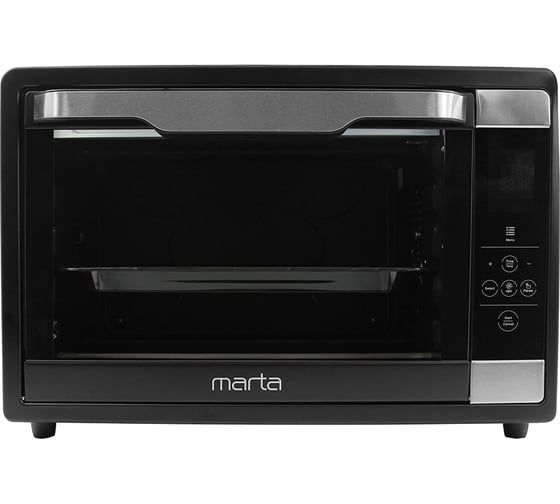 Изображение товара Мини-печь MARTA MT-EO4292B черный жемчуг, 65 л, сенсор+конвекция+шашл+вертел+эмаль 40876