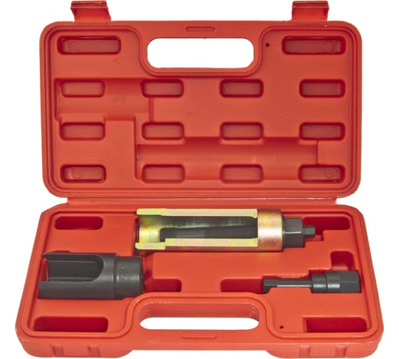 Изображение товара Съемник дизельных форсунок Mercedes, 3 предмета, в кейсе ЭВРИКА ER-86812