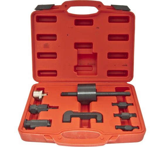 Изображение товара Съемник дизельных форсунок обратный молоток 8 предметов ЭВРИКА ER-86813