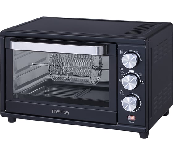 Изображение товара Мини-печь MARTA MT-EO4293C черный жемчуг 42181