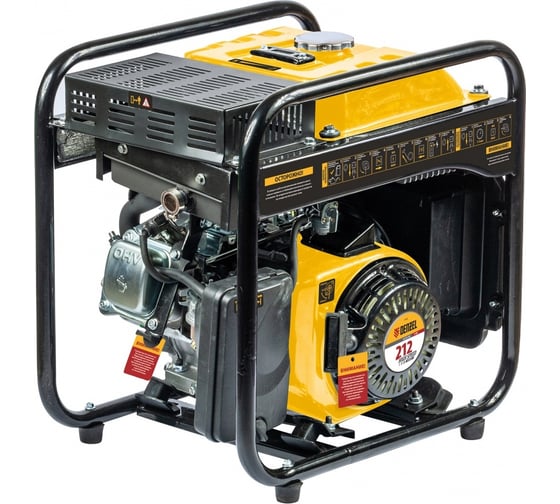 Изображение товара Инверторный генератор Denzel GT-3500iF, 3,5 кВт, 230 В, бак 5 л, открытый корпус 94705