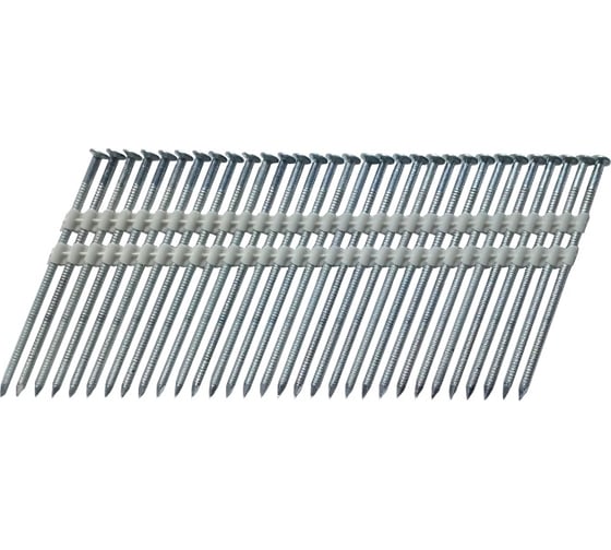 Изображение товара Гвозди реечные BlackWeld 21 градус кольцевая накатка, упаковка 3600 шт. 2,8x90 мм 1252bw