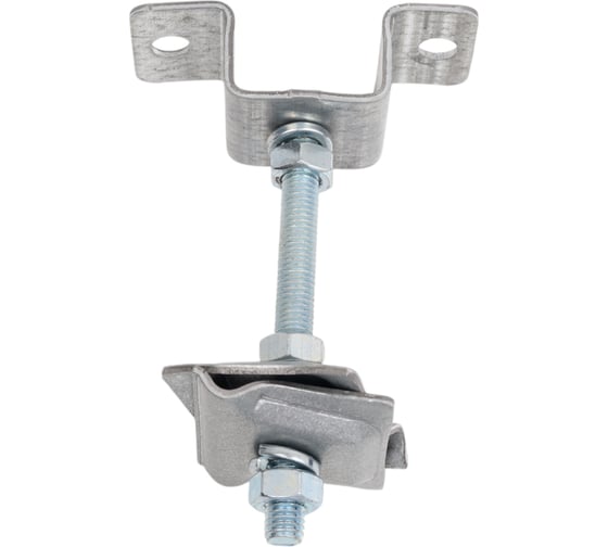 Изображение товара Соединительный опорный держатель-зажим EZETEK круглого проводника 8-10мм оцинковка 91073