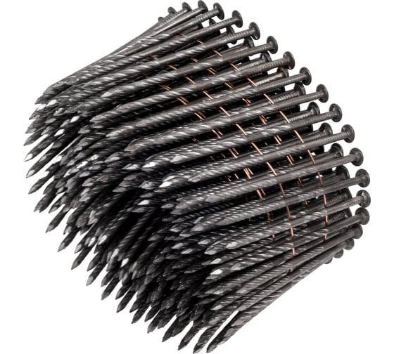 Изображение товара Гвозди на катушке винтовые BlackWeld, упаковка 6000 шт. 2.8x70 мм 1231bw