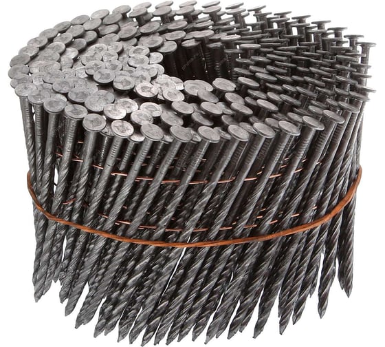 Изображение товара Гвозди на катушке винтовые BlackWeld, упаковка 9000 шт. 2.5x50 мм 1225bw