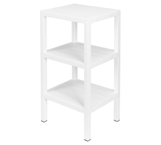 Изображение товара Этажерка прямоугольная Econova NATURA 384x330x725 мм, белый 434286116