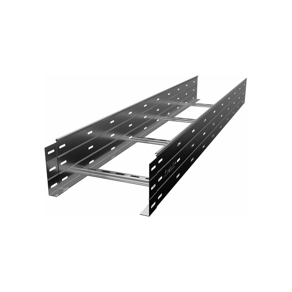 Изображение товара Лестничный лоток CABLIDERTRAYS замковый, с боковой перфорацией, оцинкованный НЛЗ-400х150-1,2-3000