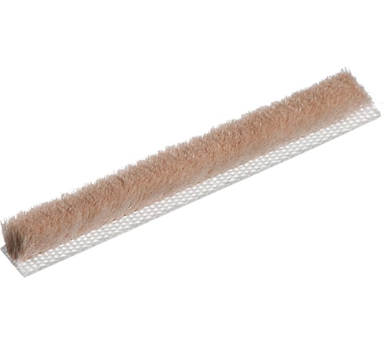 Изображение товара Щёточный Уплотнитель Mebax 7х6 Светло-Бежевый 4Р на клею на плёнке 150 м 00-00000082