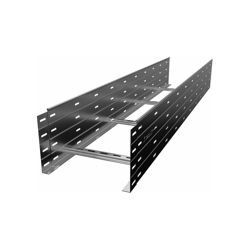 Изображение товара Лестничный оцинкованный лоток CABLIDERTRAYS с боковой перфорацией 200x200 мм, длина 3 м