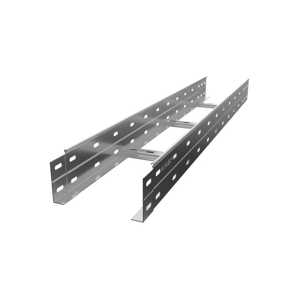 Изображение товара Лестничный лоток CABLIDERTRAYS замковый, с боковой перфорацией, оцинкованный НЛЗ-300х80-1,2-3000