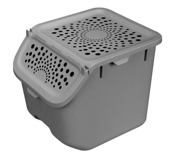 Изображение товара Контейнер для овощей Phibo 11,3 л, 275x240x240 мм, Серый 434292911