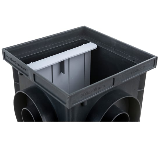 Изображение товара Контрольно-измерительный колодец заземления EZETEK 200х200х200мм, пластик 88203