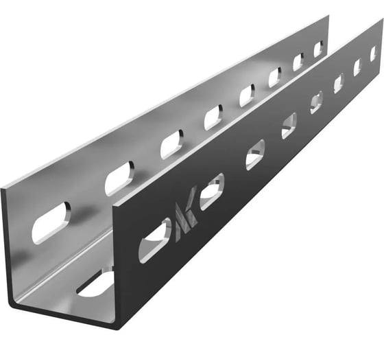 Изображение товара Швеллер перфорированный по трем сторонам CABLIDERTRAYS ПШВ3-40х40-2,0-3000