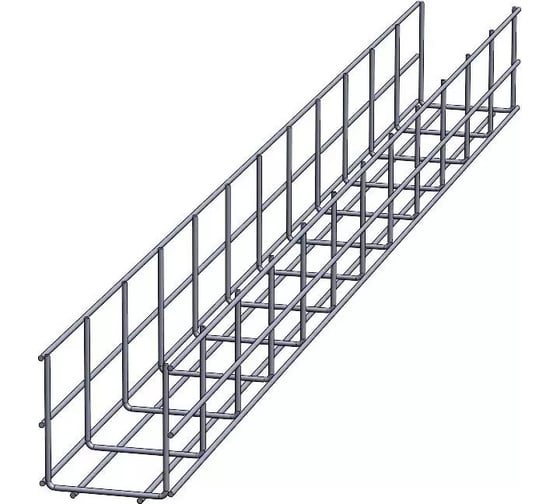 Изображение товара Проволочный лоток CABLIDERTRAYS оцинкованный усиленный ПЛЛУ-150х105-3000