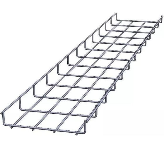 Изображение товара Проволочный лоток CABLIDERTRAYS оцинкованный усиленный ПЛЛУ-200х35-3000