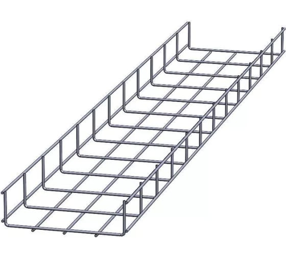 Изображение товара Проволочный лоток CABLIDERTRAYS оцинкованный усиленный ПЛЛУ-200х60-3000