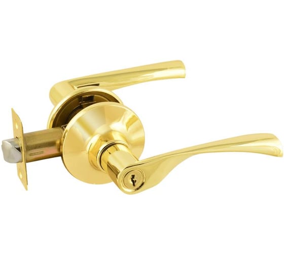 Изображение товара Межкомнатная защелка НОРА-М ЕСО золото ЗВ2-01-Э ключ/фикс. 14387