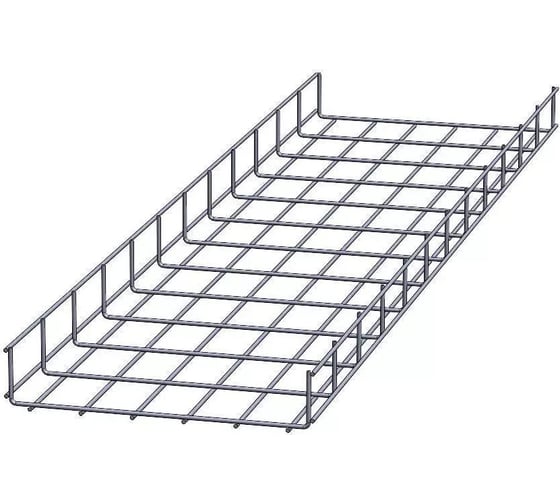 Изображение товара Проволочный лоток CABLIDERTRAYS оцинкованный усиленный ПЛЛУ-350х60-3000