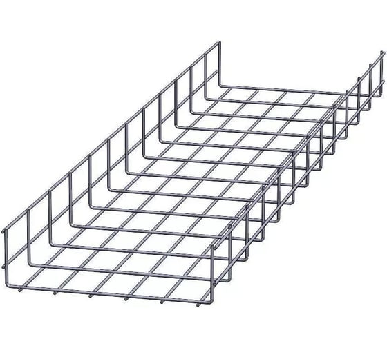 Изображение товара Проволочный лоток CABLIDERTRAYS оцинкованный усиленный ПЛЛУ-300х85-3000